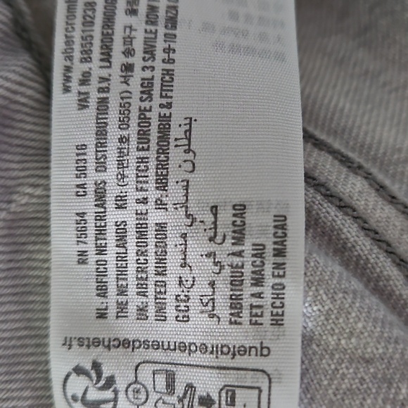 βοΈ Abercrombie & Fitch 90s Relaxed High-Rise Wide-Leg Jeans 30 / 10S #1217 - Picture 11 of 14